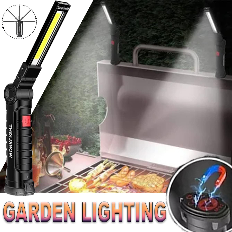 Outdoor Lighting Guide - Portable LED Flashlight with Magnetic Hook