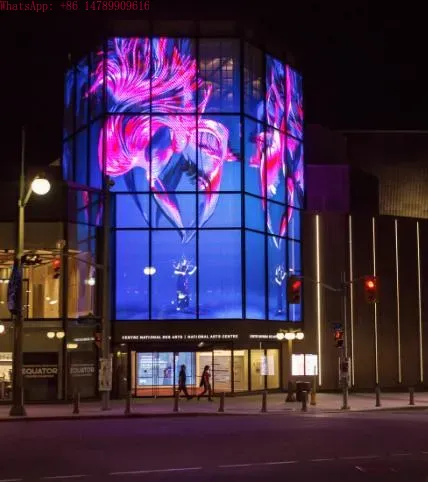 Outdoor Lighting Video - Super Light Transparent LED Display Indoor