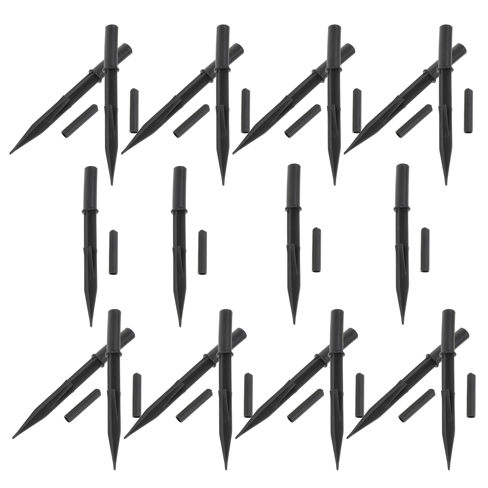 Outdoor Lighting Yard Stakes - 20Sets Solar Ground Stakes Reinforced Plastic