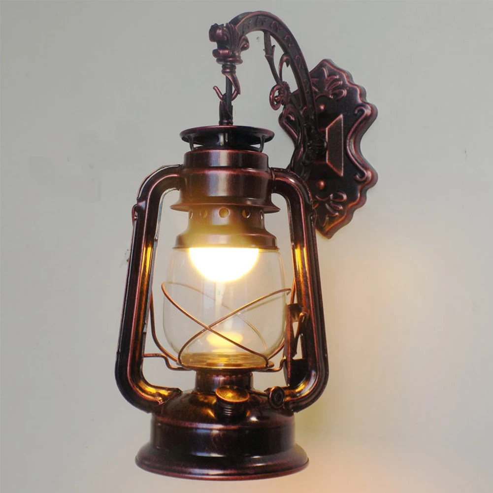 Outdoor Lighting Bronze - E27 Wall Light Water Resistant Windproof