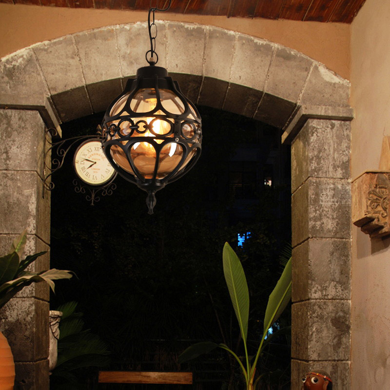 Arabic Globe Porch Pendant Lig - Outdoor Lighting Bronze review and price