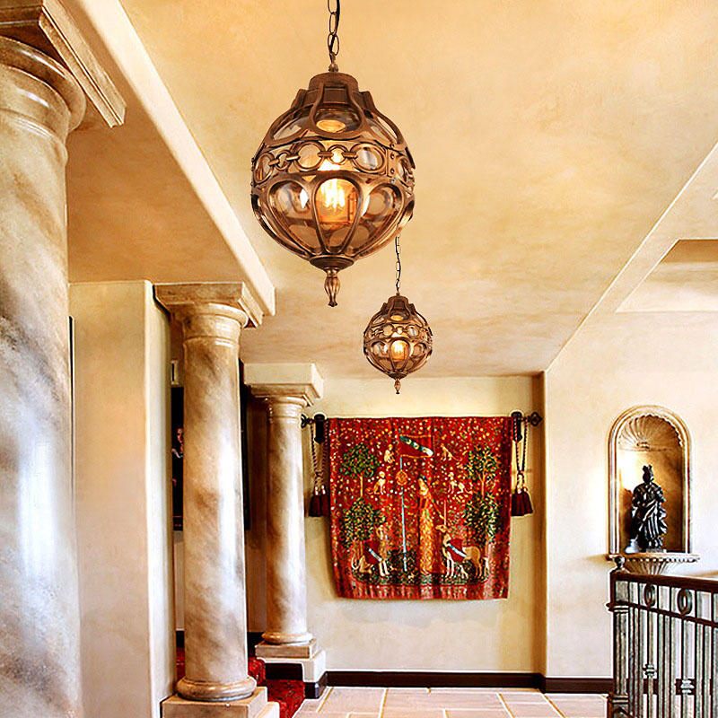 Arabic Globe Porch Pendant Lig - Outdoor Lighting Bronze review and price