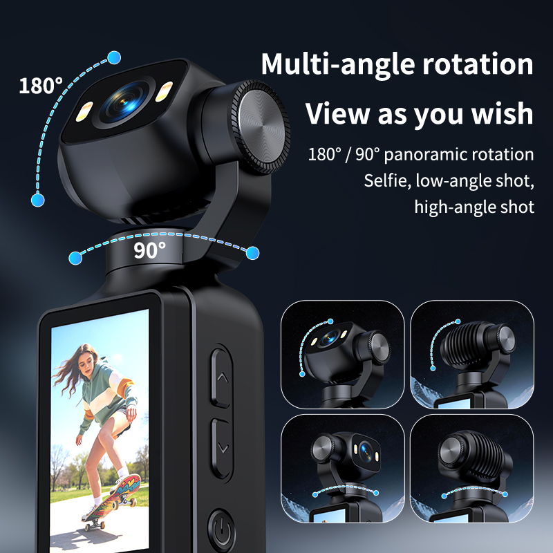LK-033 4K Pocket Handheld Gimb - Outdoor Lighting Video review and price
