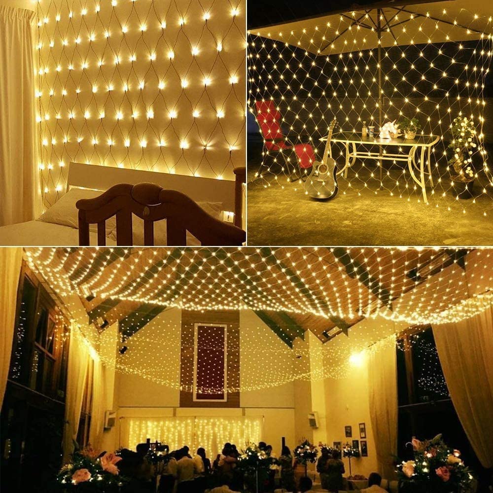 LED Mesh String Lights, 3mX2m  - Outdoor Lighting Grid Screen review and price