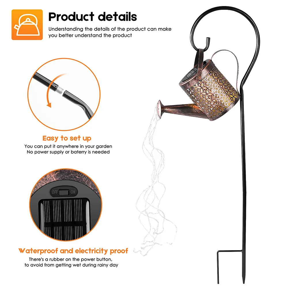 LED Solar Lights Outdoor Water - Outdoor Lighting Bronze review and price