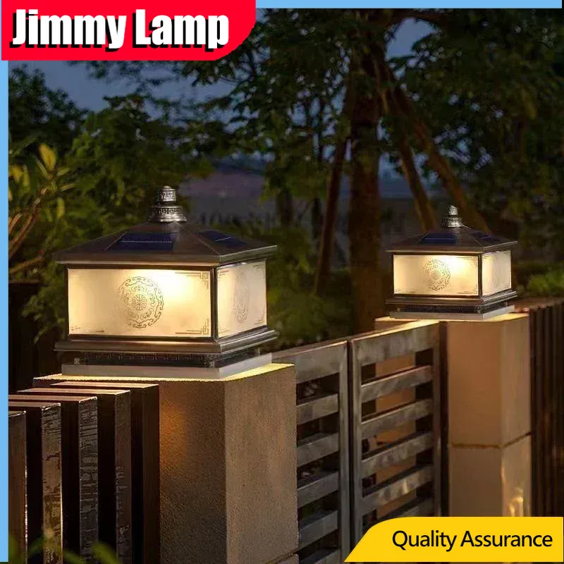 Outdoor Solar Wall Lamp Retro  - Outdoor Lighting Brass review and price