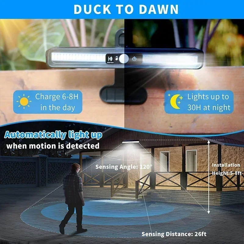 Clip On Solar Motion Lights Ou - Outdoor Lighting Led review and price