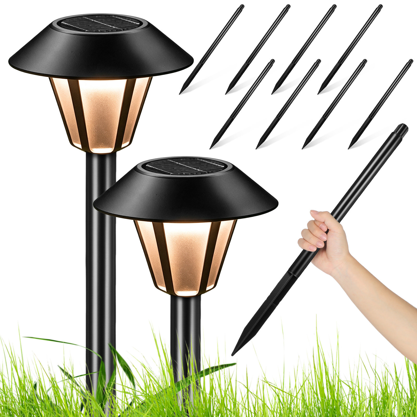 8Set Solar Light Stakes Outdoo - Outdoor Lighting Yard Stakes review and price
