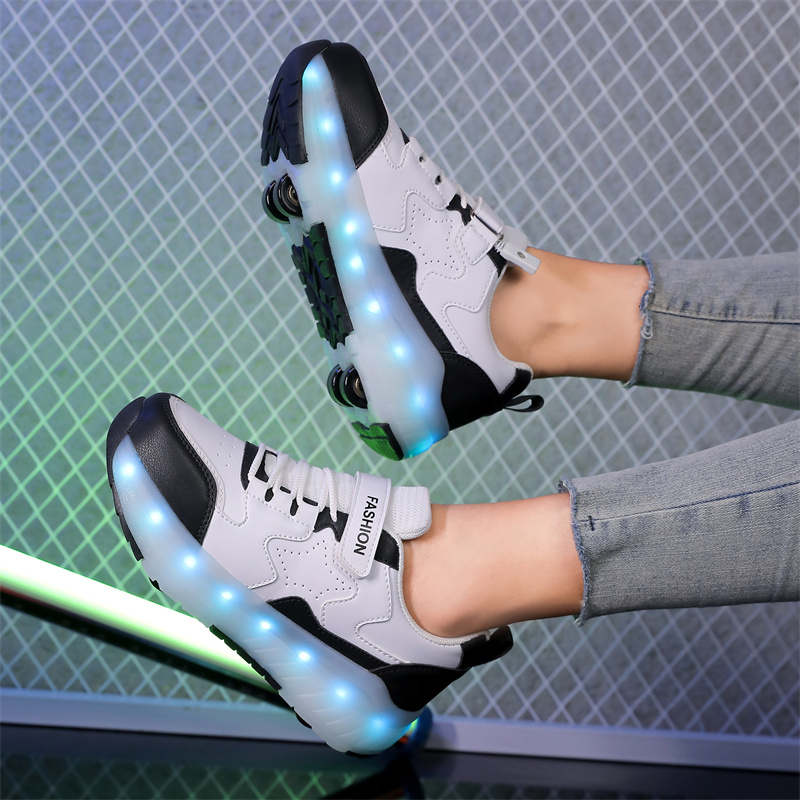 Kid Led Sneakers USB Charging  - Outdoor Lighting Grid Screen review and price