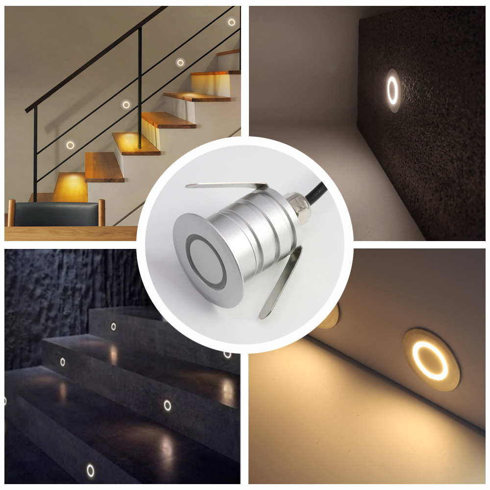 1W Round Wall Lamp Led Indoor  - Outdoor Lighting On Stairs review and price