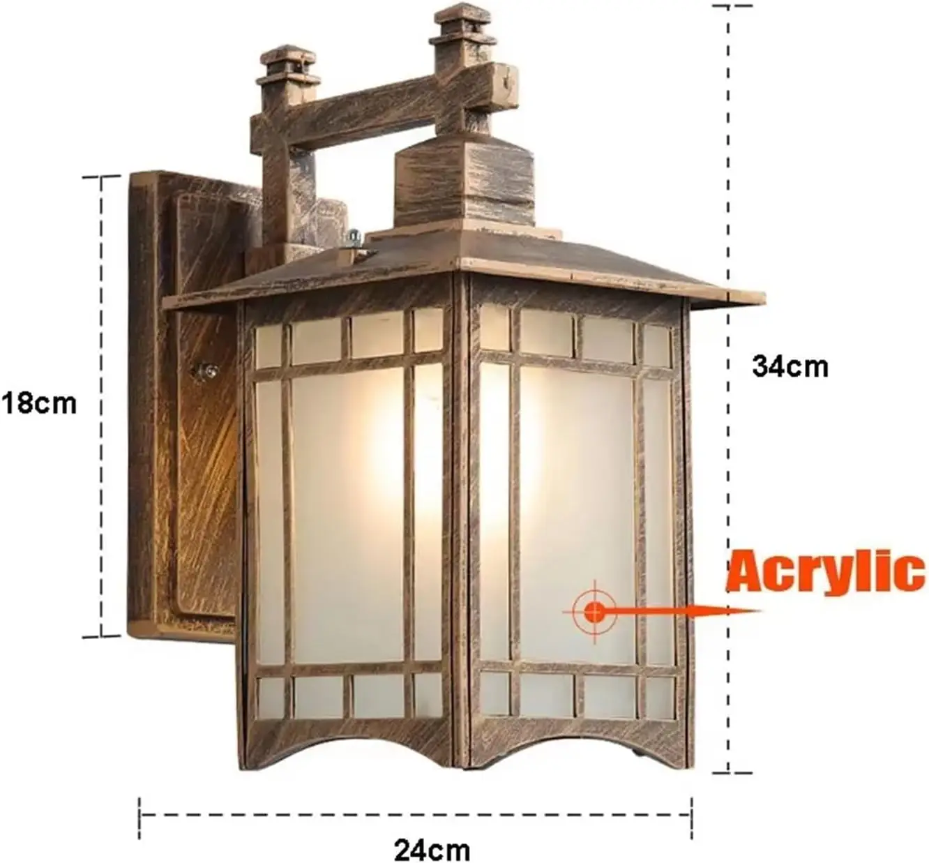 Wall Lamp Waterproof Modern Ou - Outdoor Lighting Bronze review and price