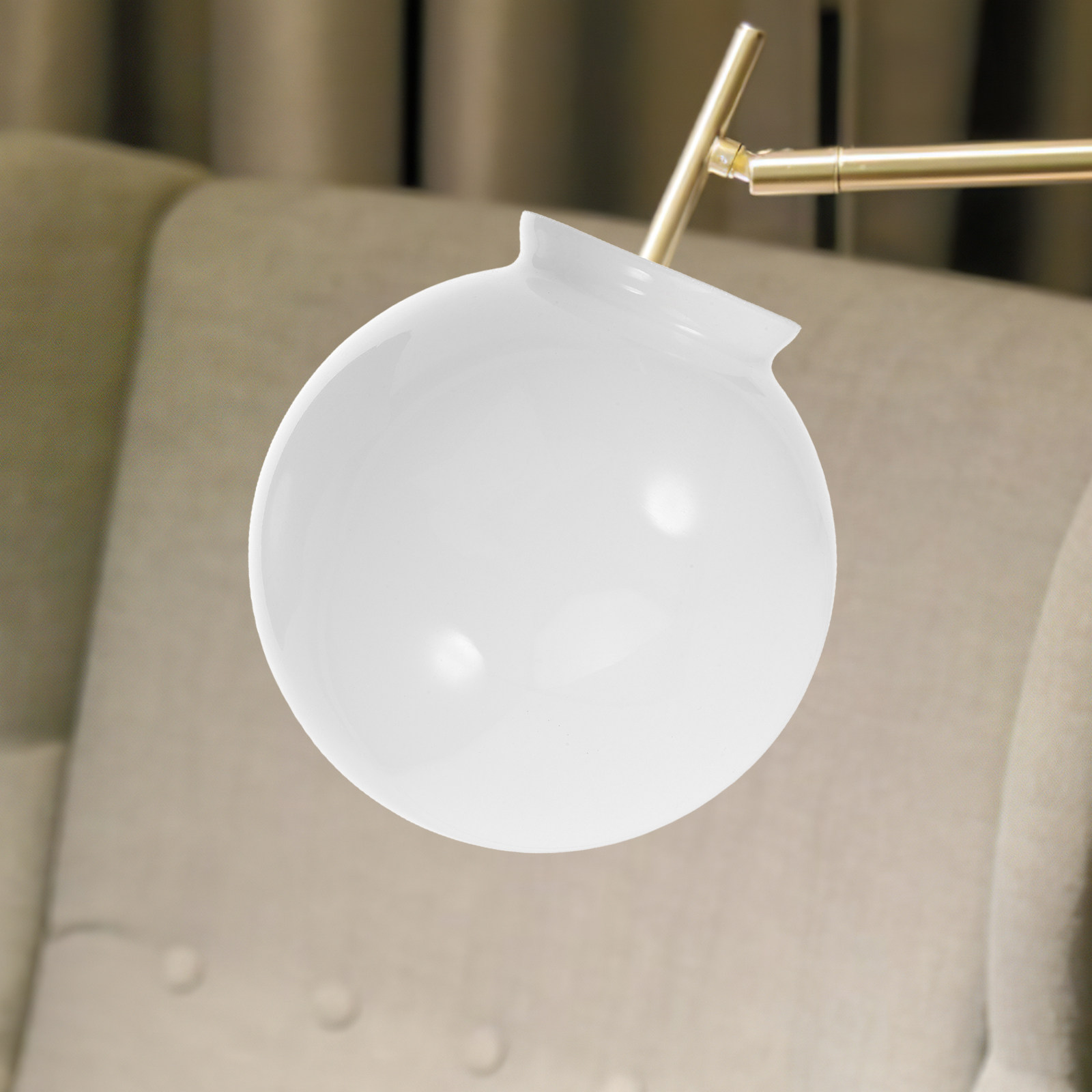 Round Opal White Glass Lamp Sh - Outdoor Lighting Glass Replacement review and price