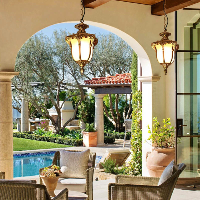 European Outdoor Porch Pendant - Outdoor Lighting Bronze review and price