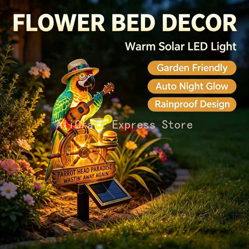 Parrot Solar Powered Garden Li - Wired Pathway Light review and price