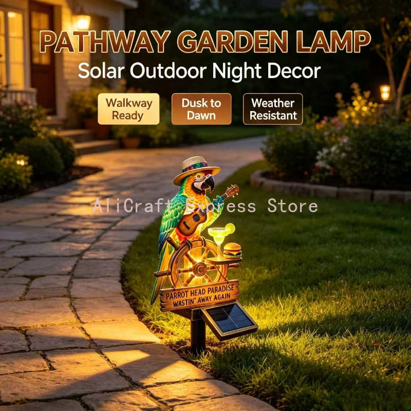 Parrot Solar Powered Garden Li - Wired Pathway Light review and price