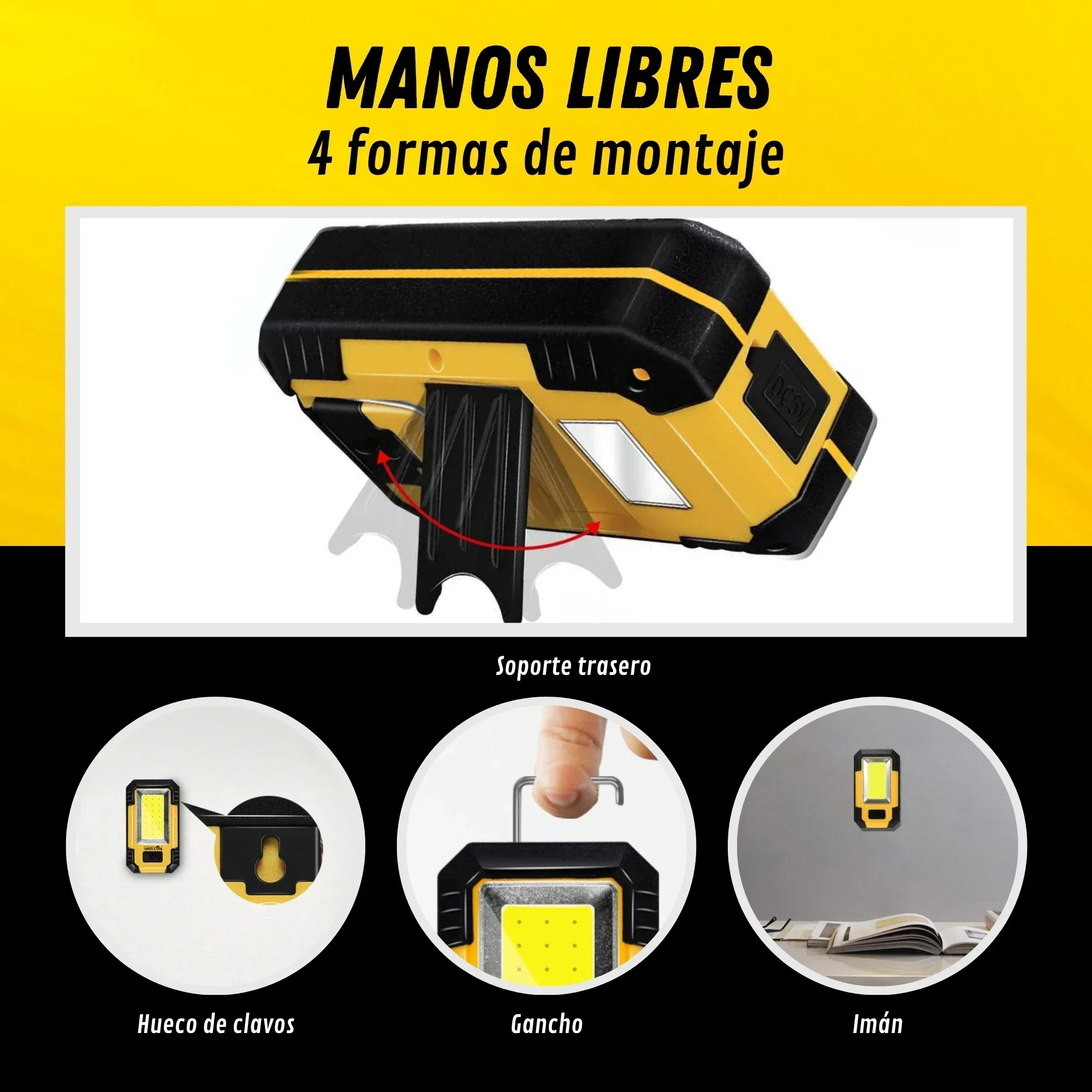 Rechargeable 4000MaH Work Ligh - Outdoor Lighting Guide review and price