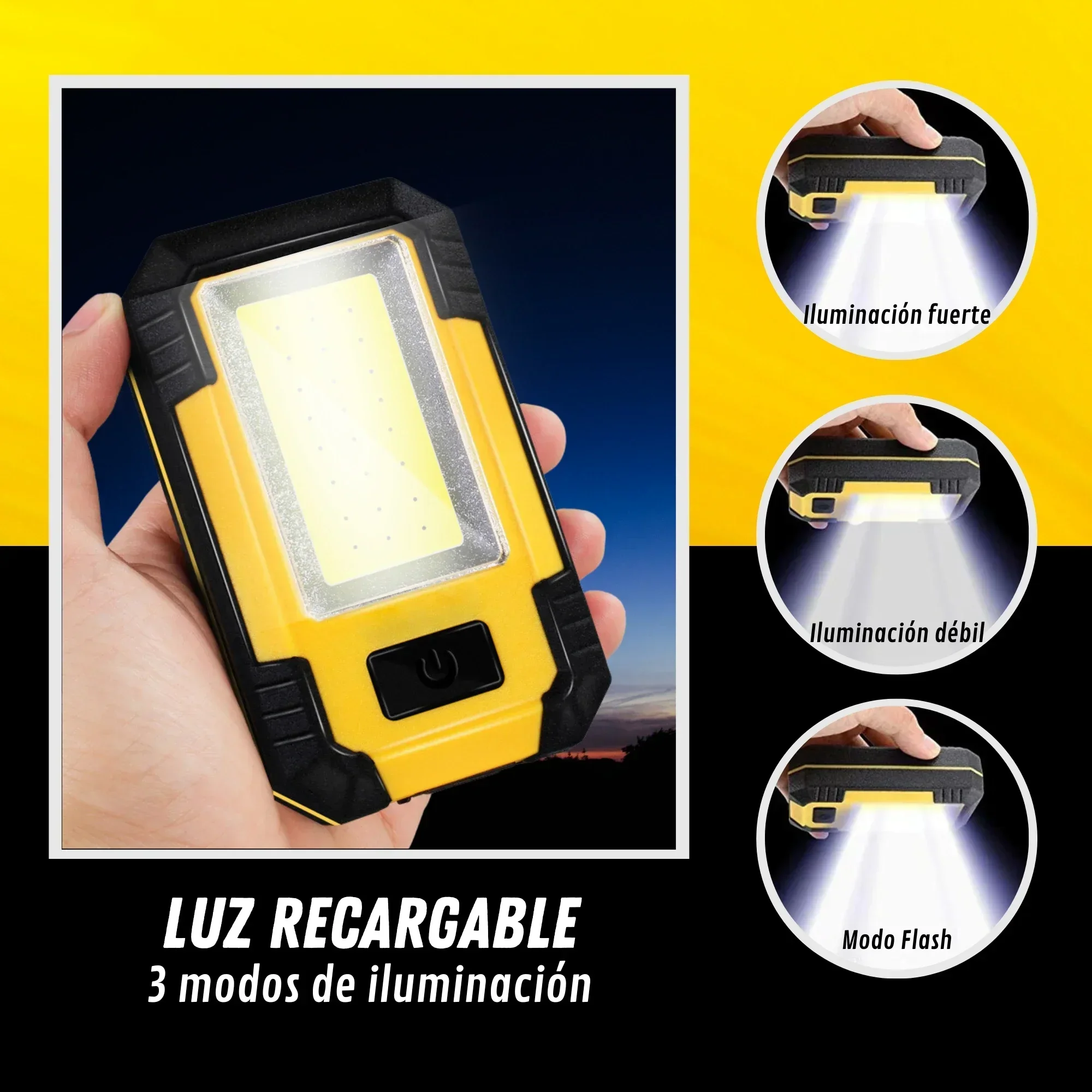 Rechargeable 4000MaH Work Ligh - Outdoor Lighting Guide review and price