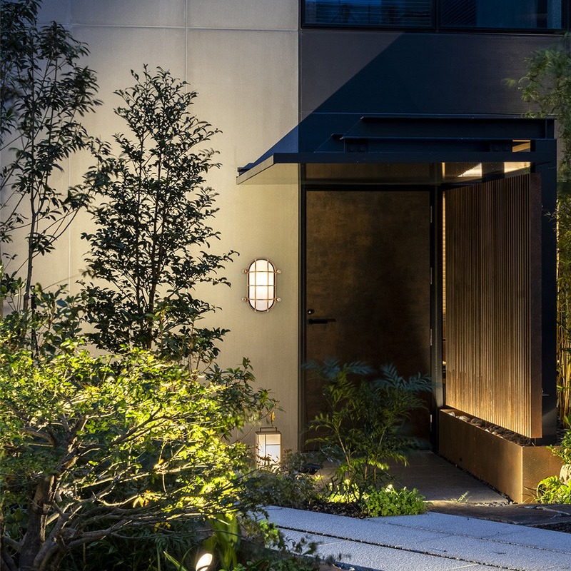 Minimalist Brass Glass Wall La - Outdoor Lighting Brass review and price