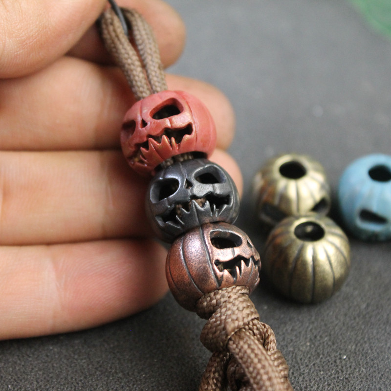 Halloween Pumpkin Skull Face L - Outdoor Lighting Brass review and price