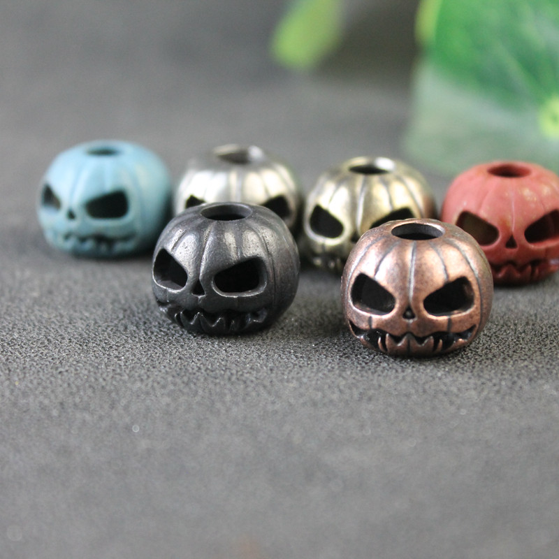 Halloween Pumpkin Skull Face L - Outdoor Lighting Brass review and price