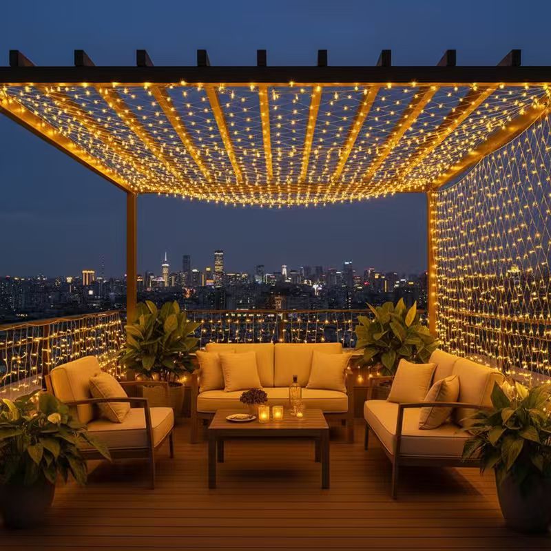 3x2m Christmas Net Mesh Curtai - Outdoor Lighting Grid Screen review and price