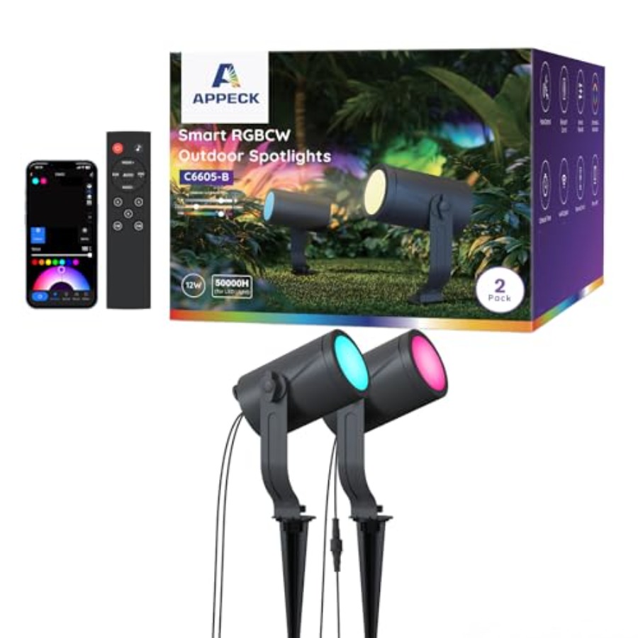 Outdoor Spot Light 600lm, Smar - Outdoor Lighting Kits Low Voltage review and price
