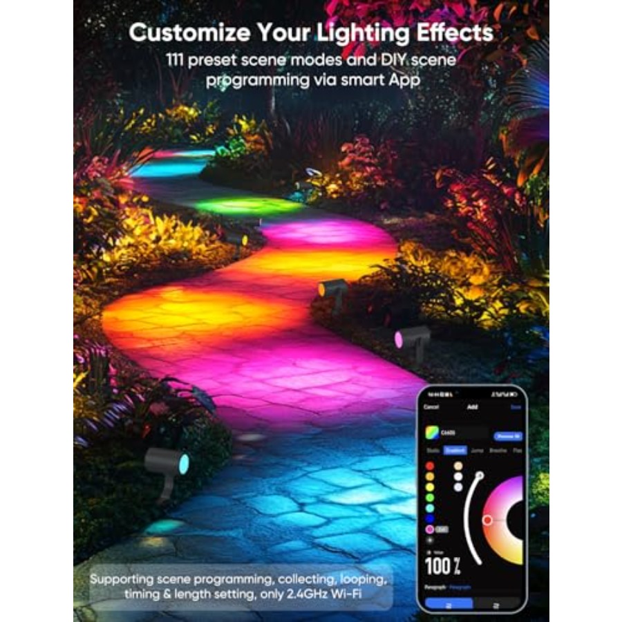 Outdoor Spot Light 600lm, Smar - Outdoor Lighting Kits Low Voltage review and price