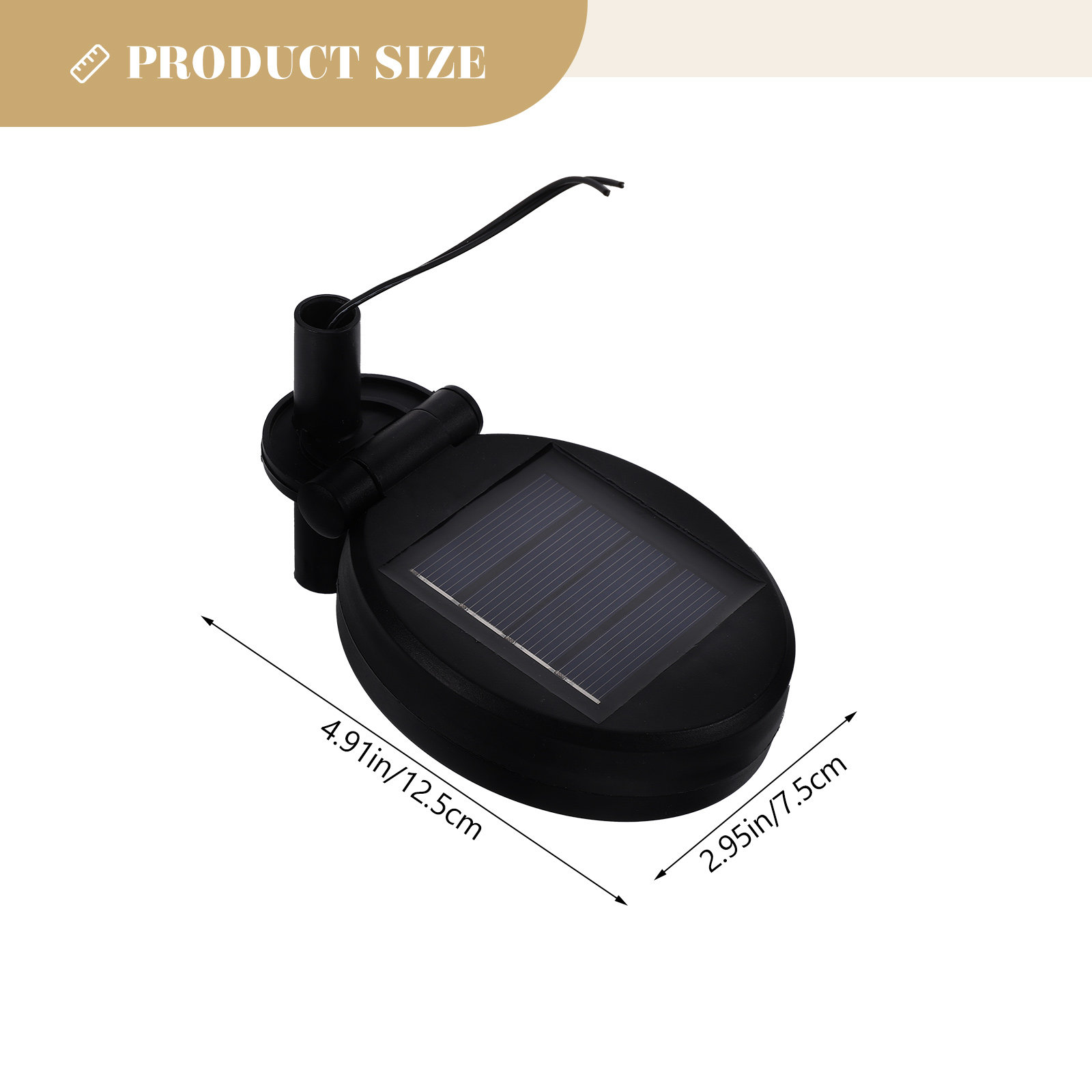 2 Pcs Mini Solar Panel Light R - Outdoor Lighting Replacement Parts review and price