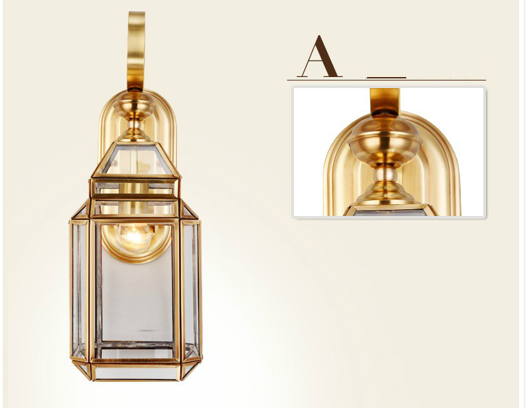 Modern Bronze Wall Lamp D17cm  - Outdoor Lighting Bronze review and price
