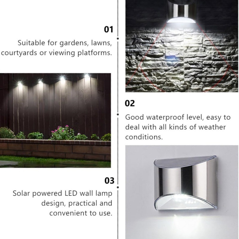 2Pcs Solar Garden Light Stainl - Outdoor Lighting Amazon review and price
