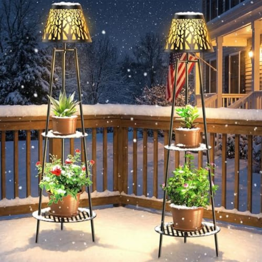 2 Pack Outdoor Solar Floor Lam - Outdoor Lighting Led review and price