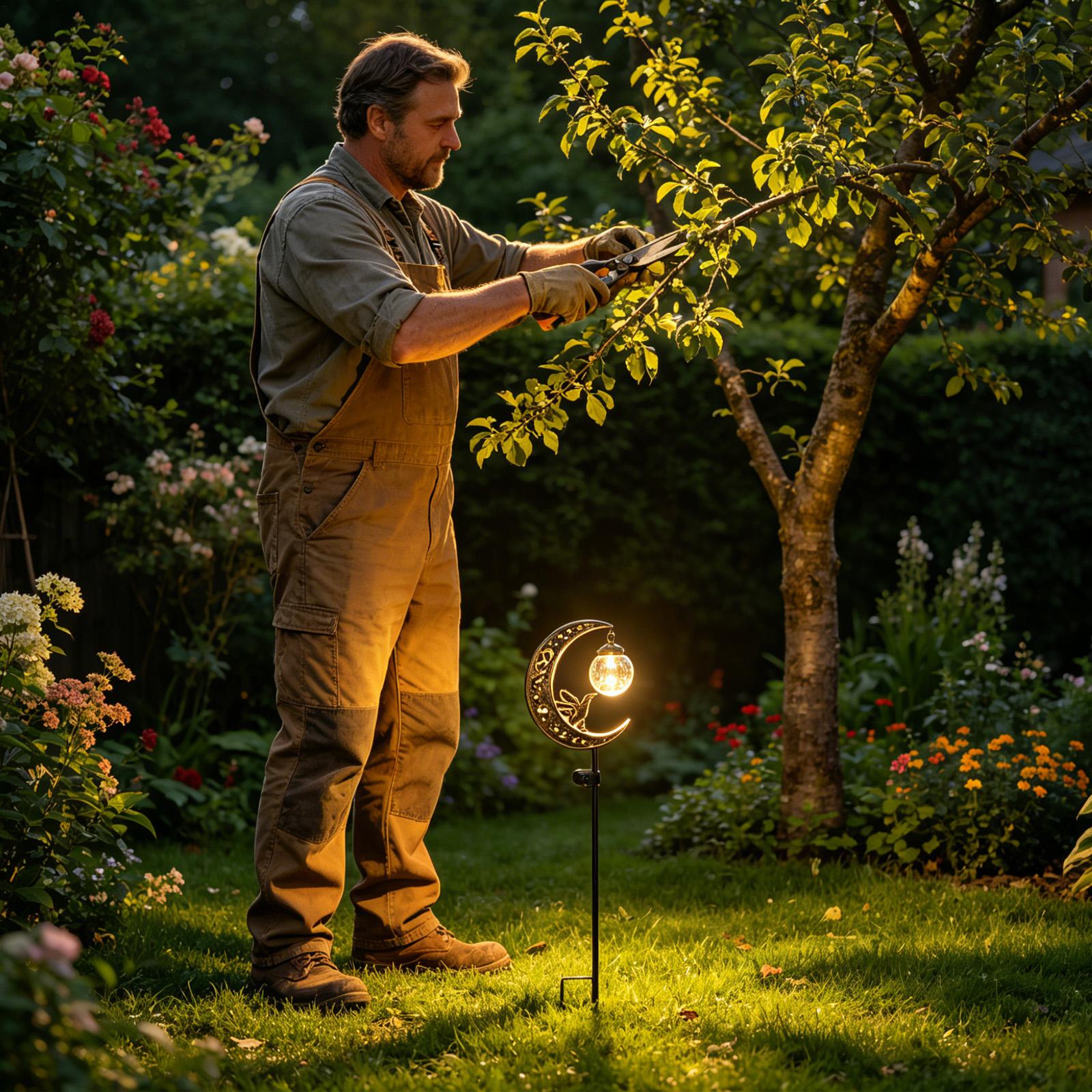 Solar Stake Lights Outdoor Moo - Outdoor Lighting Yard Stakes review and price