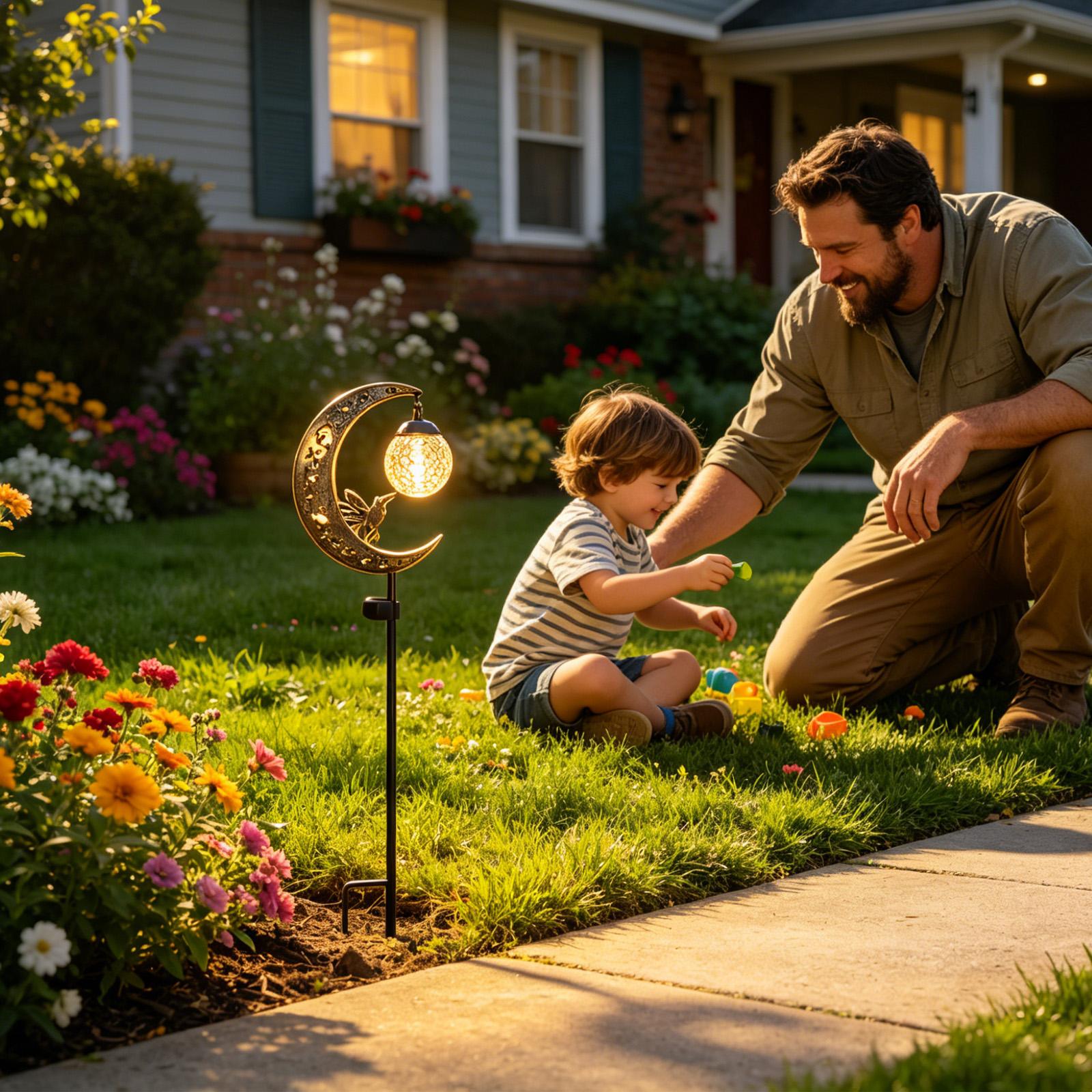Solar Stake Lights Outdoor Moo - Outdoor Lighting Yard Stakes review and price