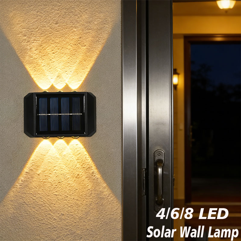 4/6/8 LED Solar Outdoor Light  - Outdoor Lighting Amazon review and price