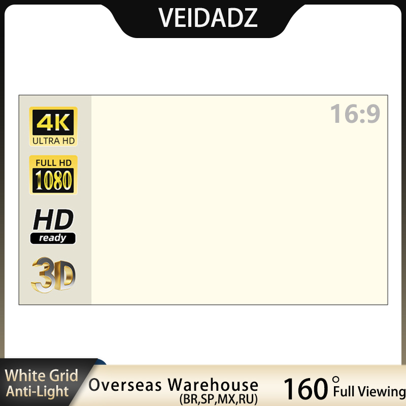 VEIDADZ Projector Screen 60 72 - Outdoor Lighting Grid Screen review and price