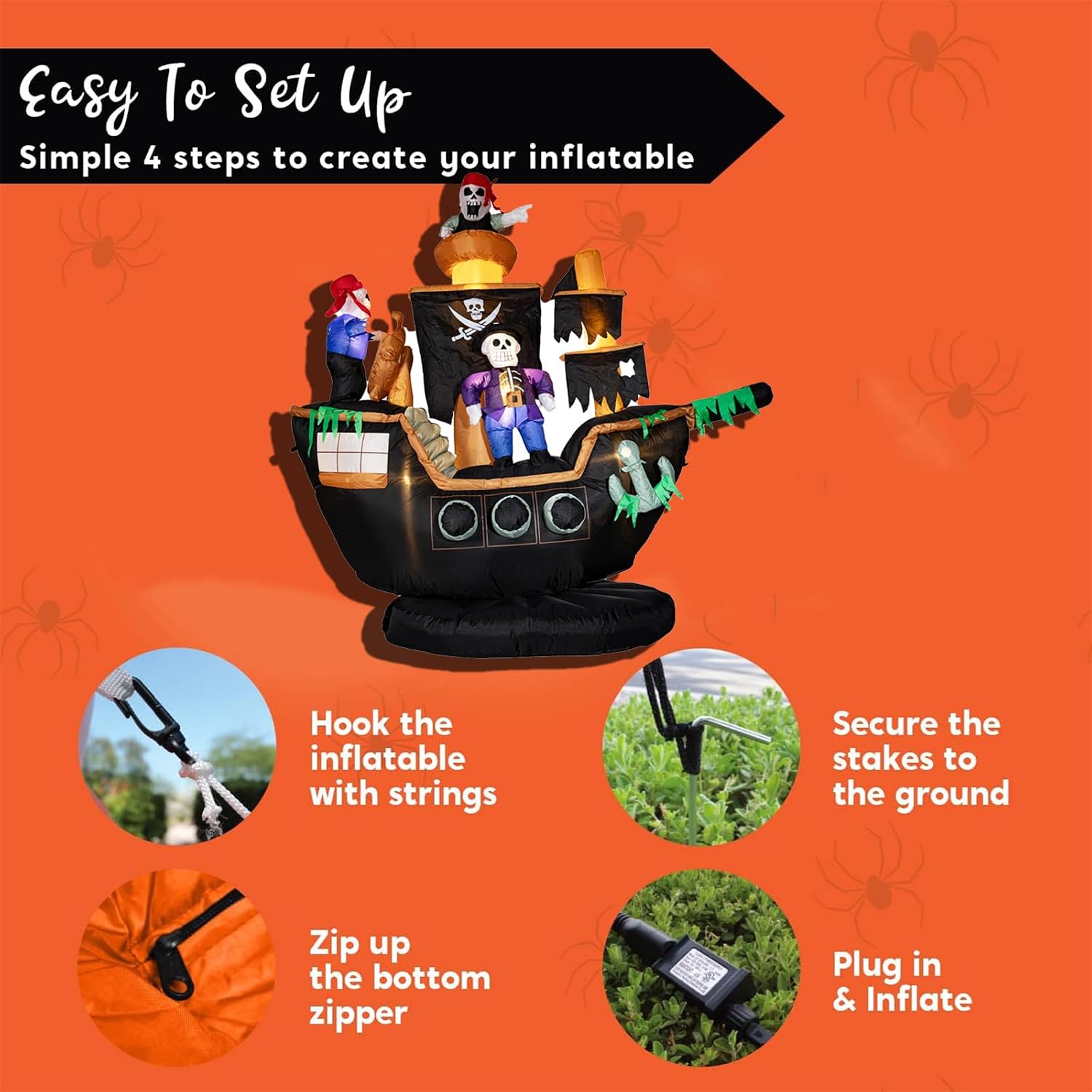 Outdoor Halloween Inflatable P - Outdoor Lighting Yard Stakes review and price