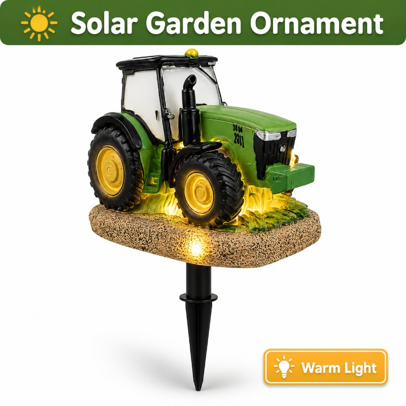 Solar Tractor Garden Stake Lig - Outdoor Lighting Yard Stakes review and price