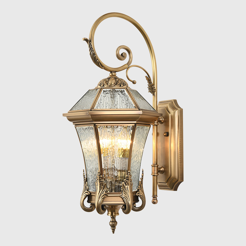 Modern Brass Rural Wall Light  - Outdoor Lighting Brass review and price