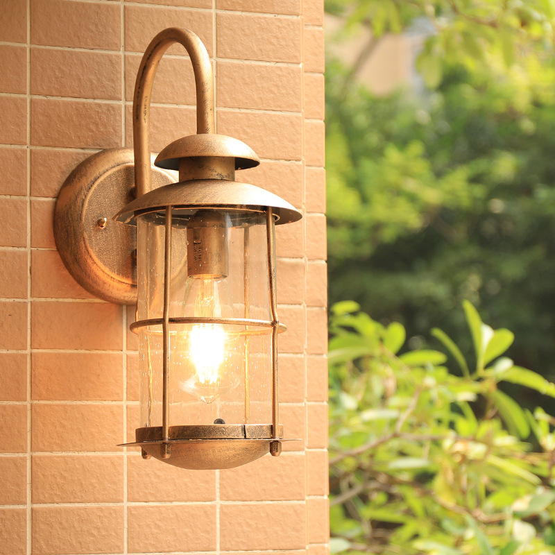 Vintage Wall Lamp E27 Bulb Sco - Outdoor Lighting Bronze review and price