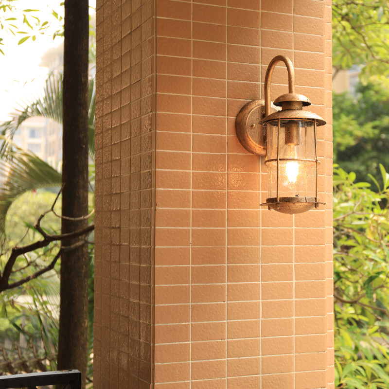 Vintage Wall Lamp E27 Bulb Sco - Outdoor Lighting Bronze review and price