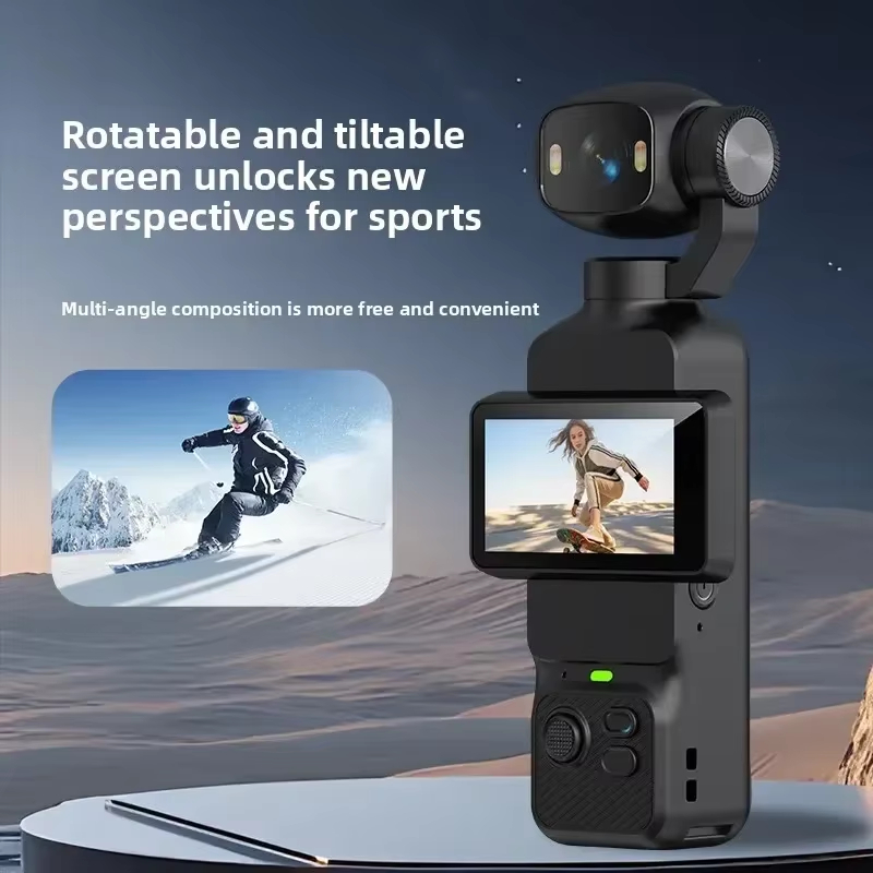 New 4K Handheld Gimbal Action  - Outdoor Lighting Video review and price