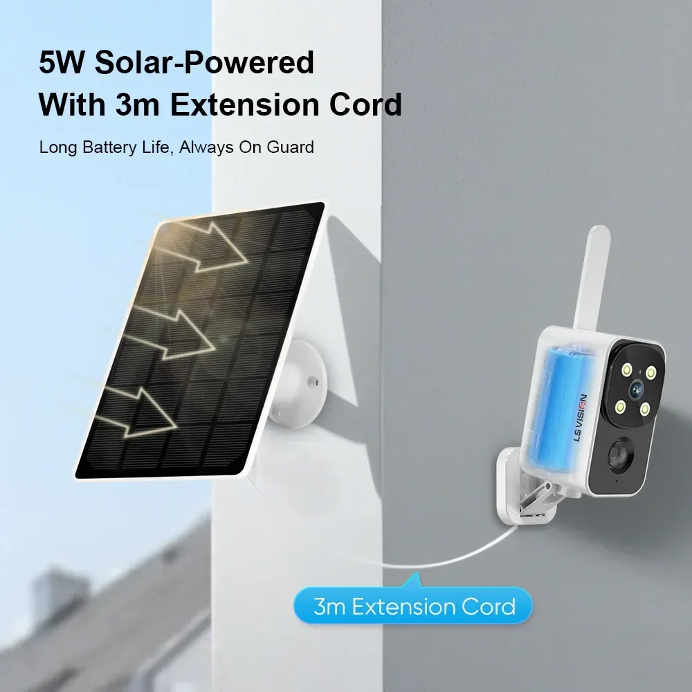 LS VISION Outdoor Solar Camera - Outdoor Lighting Video review and price