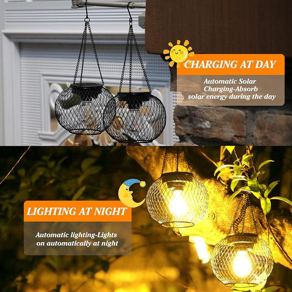 Solar Lantern Lights Hanging R - Outdoor Lighting Grid Screen review and price
