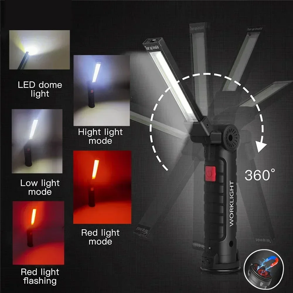 LED COB Flashlight USB Recharg - Outdoor Lighting Guide review and price