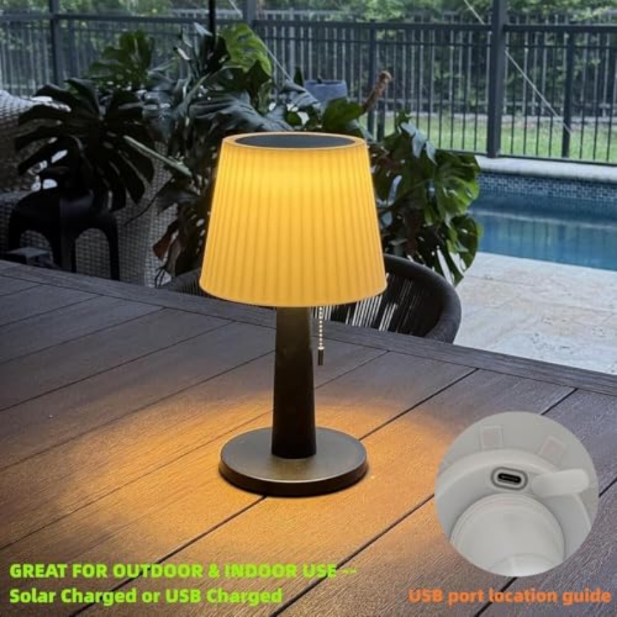 Solar Table Lamps Outdoor Indo - Outdoor Lighting Led review and price