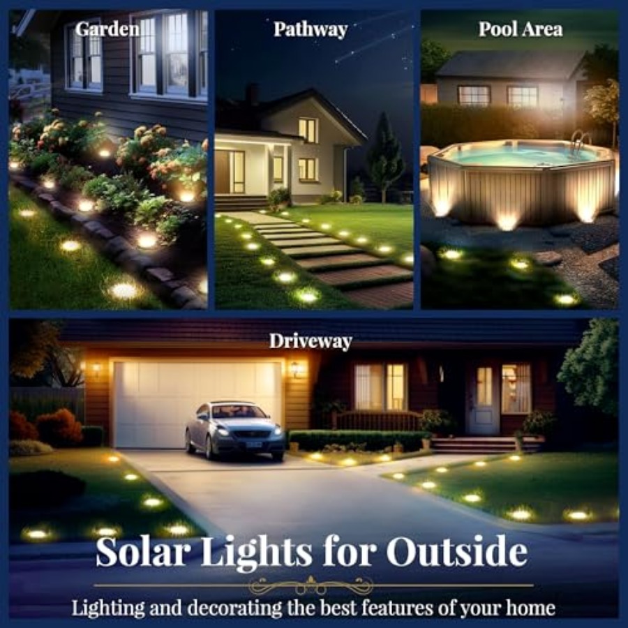 Solar Ground Lights Solar Ligh - Outdoor Lighting Led review and price