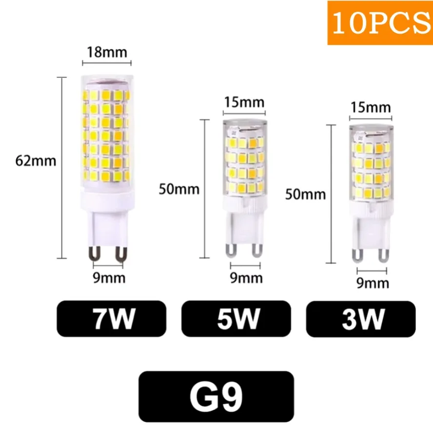10PCS 7W 5W 3W Brightest G9 LE - Outdoor Lighting Replacement Parts review and price
