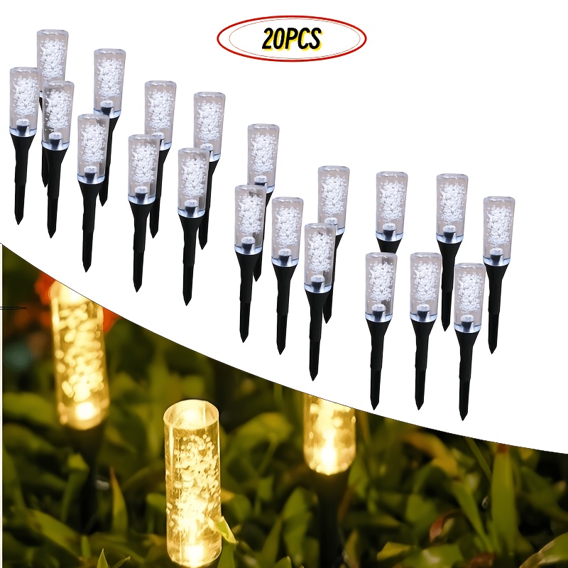 Solar Bubble Tube Solar Pathwa - Outdoor Lighting Yard Stakes review and price
