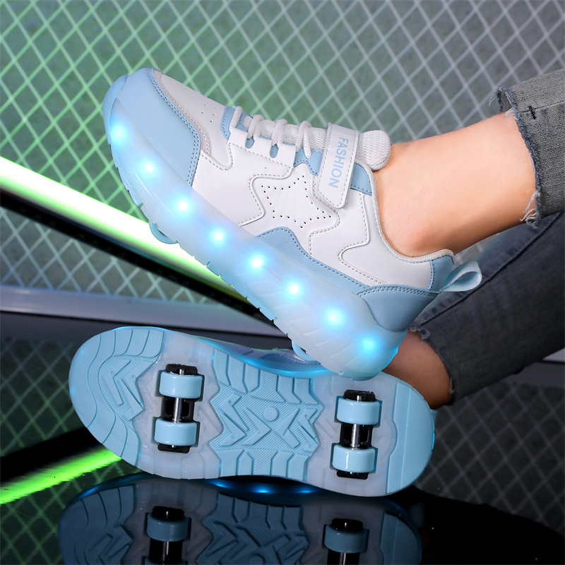 Kid Led Sneakers USB Charging  - Outdoor Lighting Grid Screen review and price